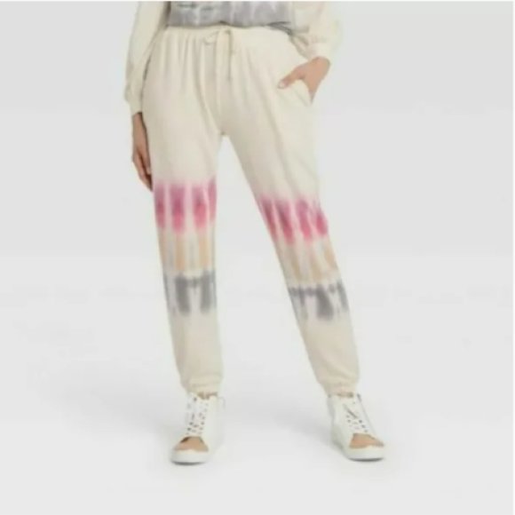 Knox Rose Pants - Know Rose Women's sweatpants Dip Dyed Joggers Cozy Sweatpants Size XXL